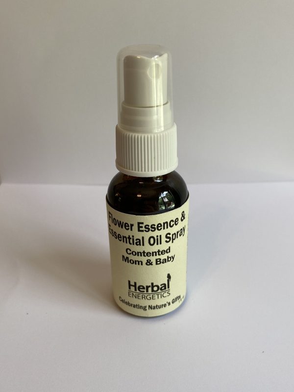 Content Mom and Baby Essential Oil and Flower Essence Spray