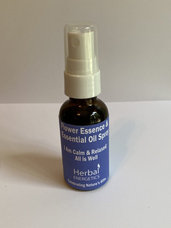 Calm and Relaxed Essential Oil and Flower Essence Spray