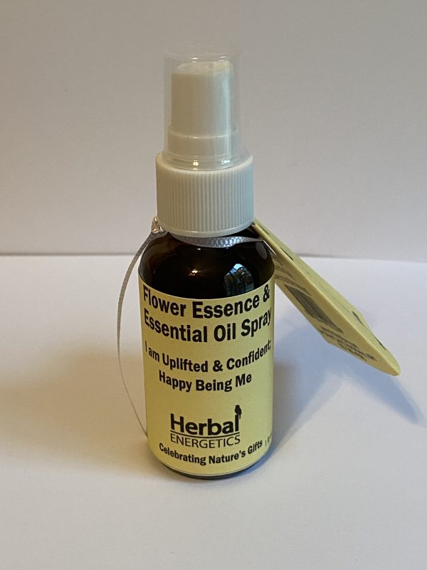 Uplifted and Confident Essential Oil and Flower Essence Spray
